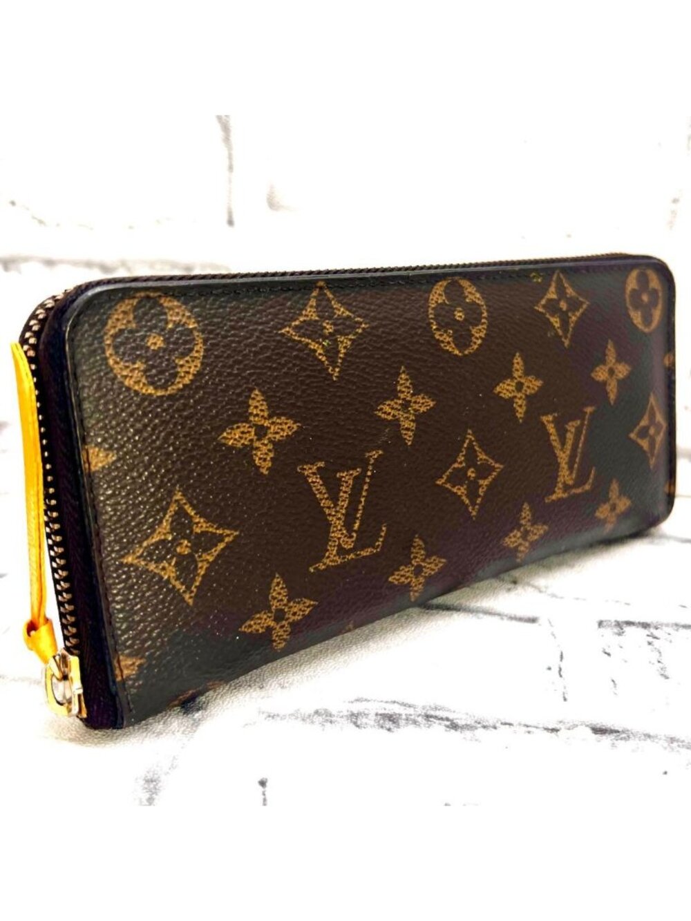 Louis Vuitton Monogram Portefeuille Clemence Mimosa Wallet - Picture 1 of 15